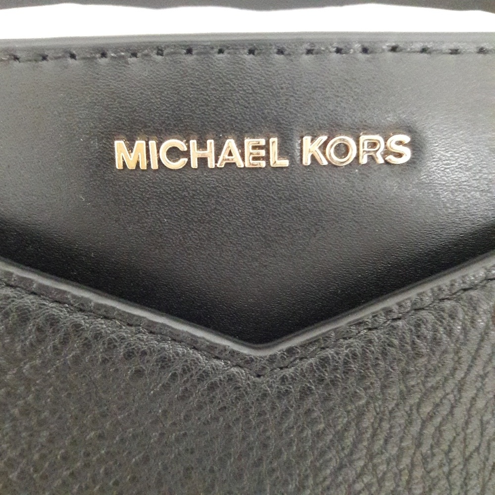 NWT MICHAEL KORS LEATHER WHITNEY SMOLE TOTE BAG - Picture 4 of 8
